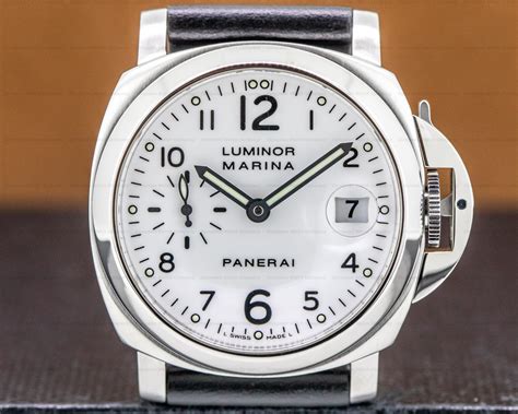 panerai pam49 lumina marina|Panerai luminor marina dial.